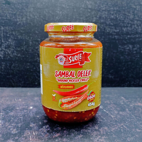 Suree Brand Sambal Oelek Ground Pickled Chili Medium Hot 454g