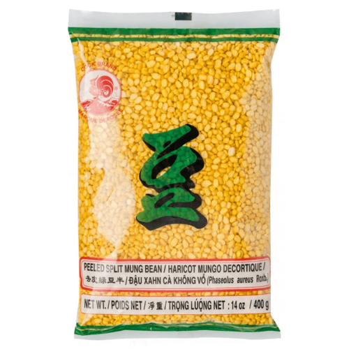 Cock Brand Peeled Split Mung Bean 400g