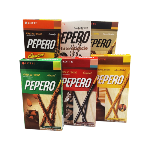 Lotte Pepero Assorted Pack 6 120g