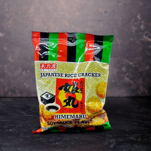 Amanoya Himemaru Japanese Rice Cracker Soy Sauce Flavour 98g