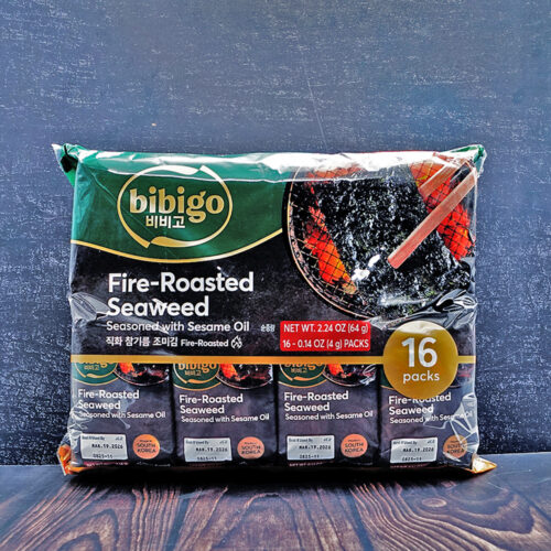 (CJ) Bibigo Fire-Roasted Seaweed 16 Packs 4gx16g