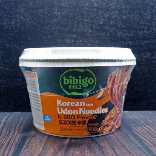 (Bibigo) Korean Style Udon Noodles K-BBQ Flavour 187g