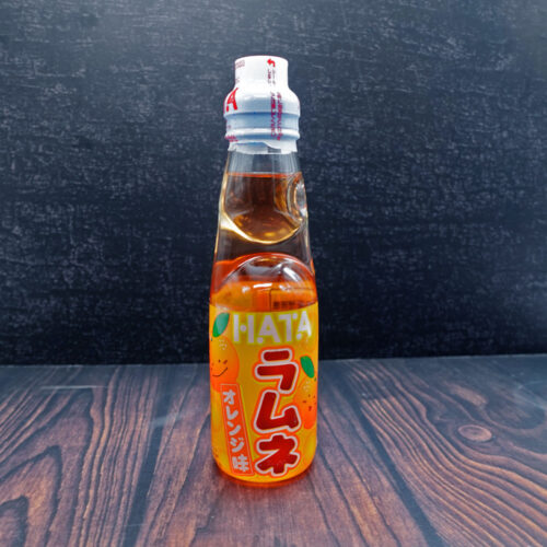 (Hata) Ramune Orange Flavour Soda Drink (200ml)