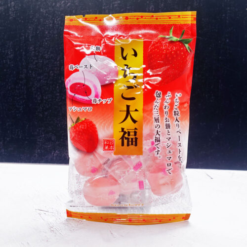 Daifuku Strawberry Mochi 124g