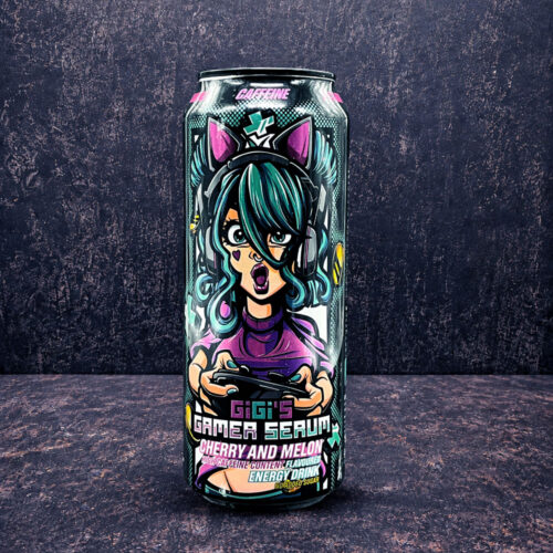 (Slayer) Energy Drink Gamer Serum Cherry and Melon 500ml