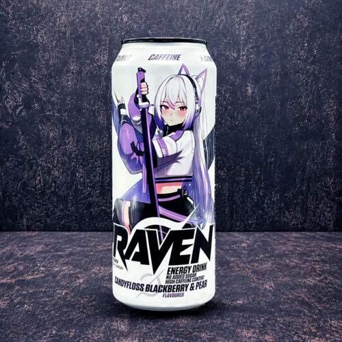 (Slayer) Energy Drink Raven Candyfloss Blackberry & Pear 500ml