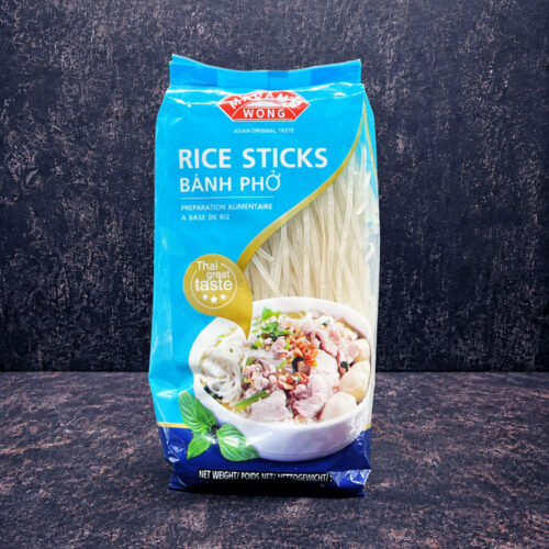 (Mademe Wong) Banh Pho Rice Stick Noodles 3mm 375g