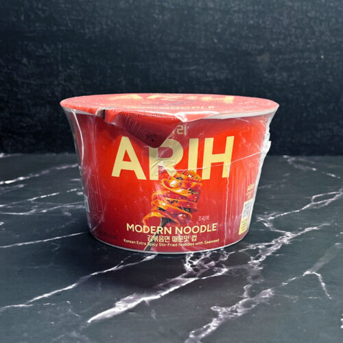 Arih Modern Noodle Extra Spicy Stir-Fried Noodle with Seaweed 125g